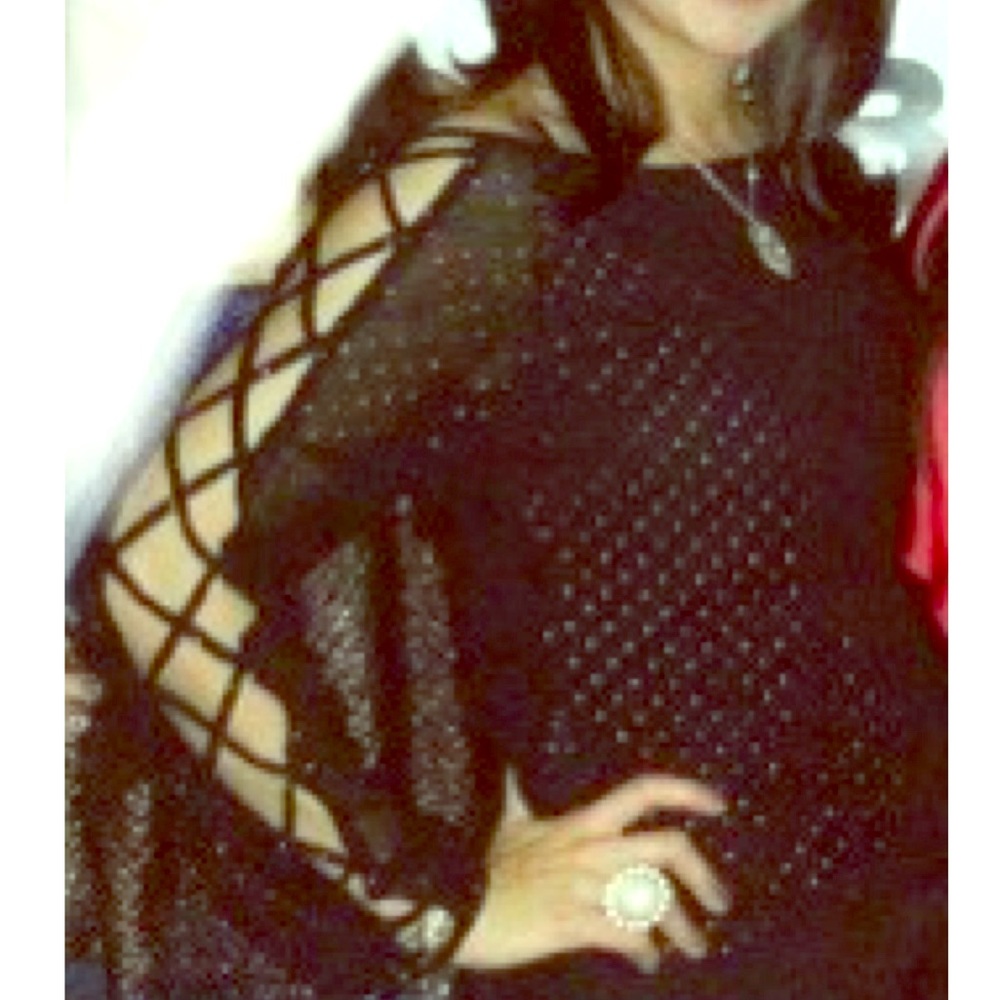 Black & Gold Blouse